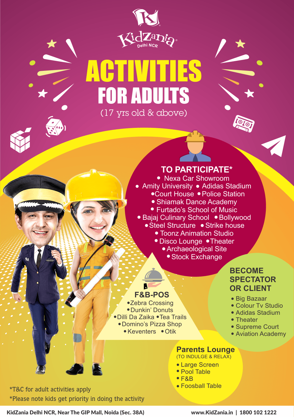 Activities for Adults-Delhi