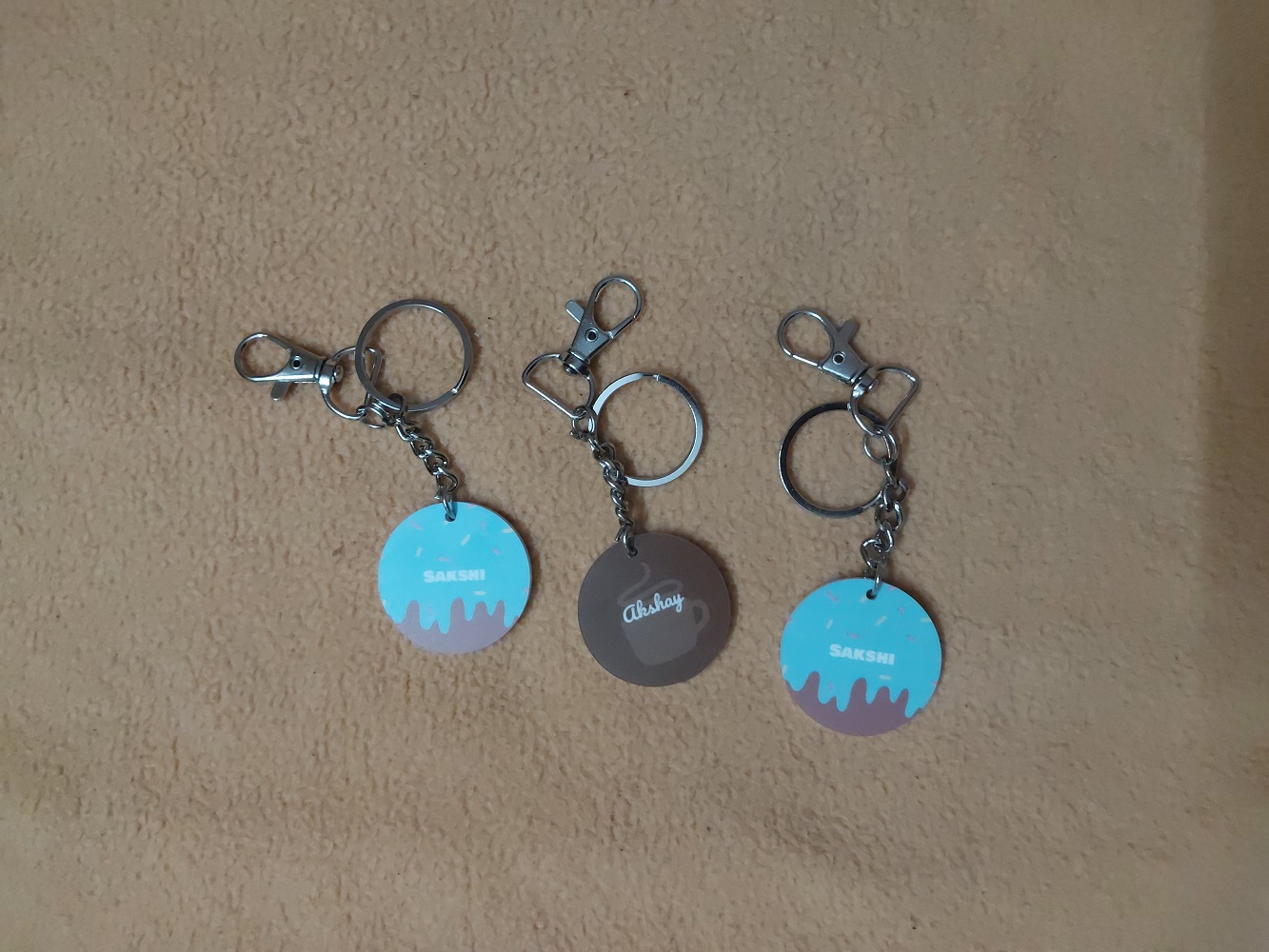 Zoomin Personalized Name Keychains